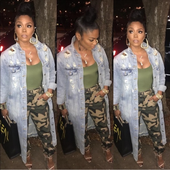 Long Denim Jacket - Picture 3 of 4